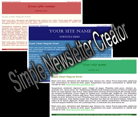 Product picture Simple Newsletter Creator